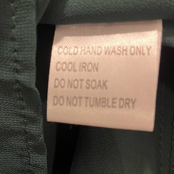 Emerald Green Frill Spaghetti Strap Midi Dress with zip up back BNWT - Picture 5 of 6